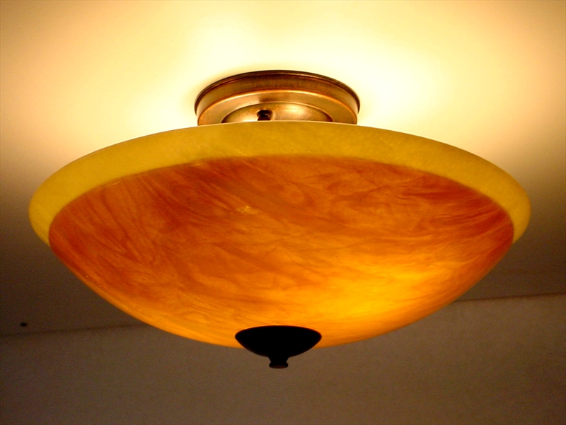 Beverly Soja Fusion Glass Artist cieling light